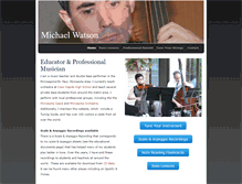 Tablet Screenshot of mwatsonmusic.com